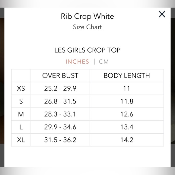 GOOSEBERRY INTIMATES| rib crop White NEVER WORN - Picture 4 of 6